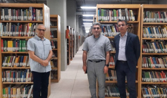 بازدید از کتابخانه مرکزی دانشگاه علامه طباطبایی