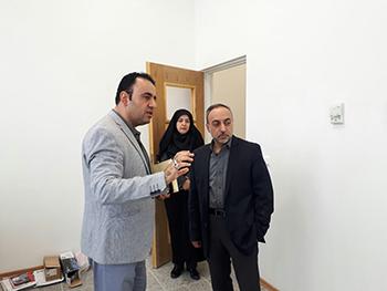 بازدید معاون محترم پژوهشی از ساختمان جدید کتابخانۀ مرکزی و مرکز اسناد