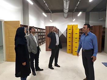 بازدید مدیران حوزۀ معاونت پژوهشی از ساختمان جدید کتابخانۀ مرکزی و مرکز اسناد