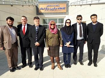 بازدید هیئت بلغارستانی از کتابخانه مرکزی و مرکز اسناد دانشگاه علامه طباطبائی