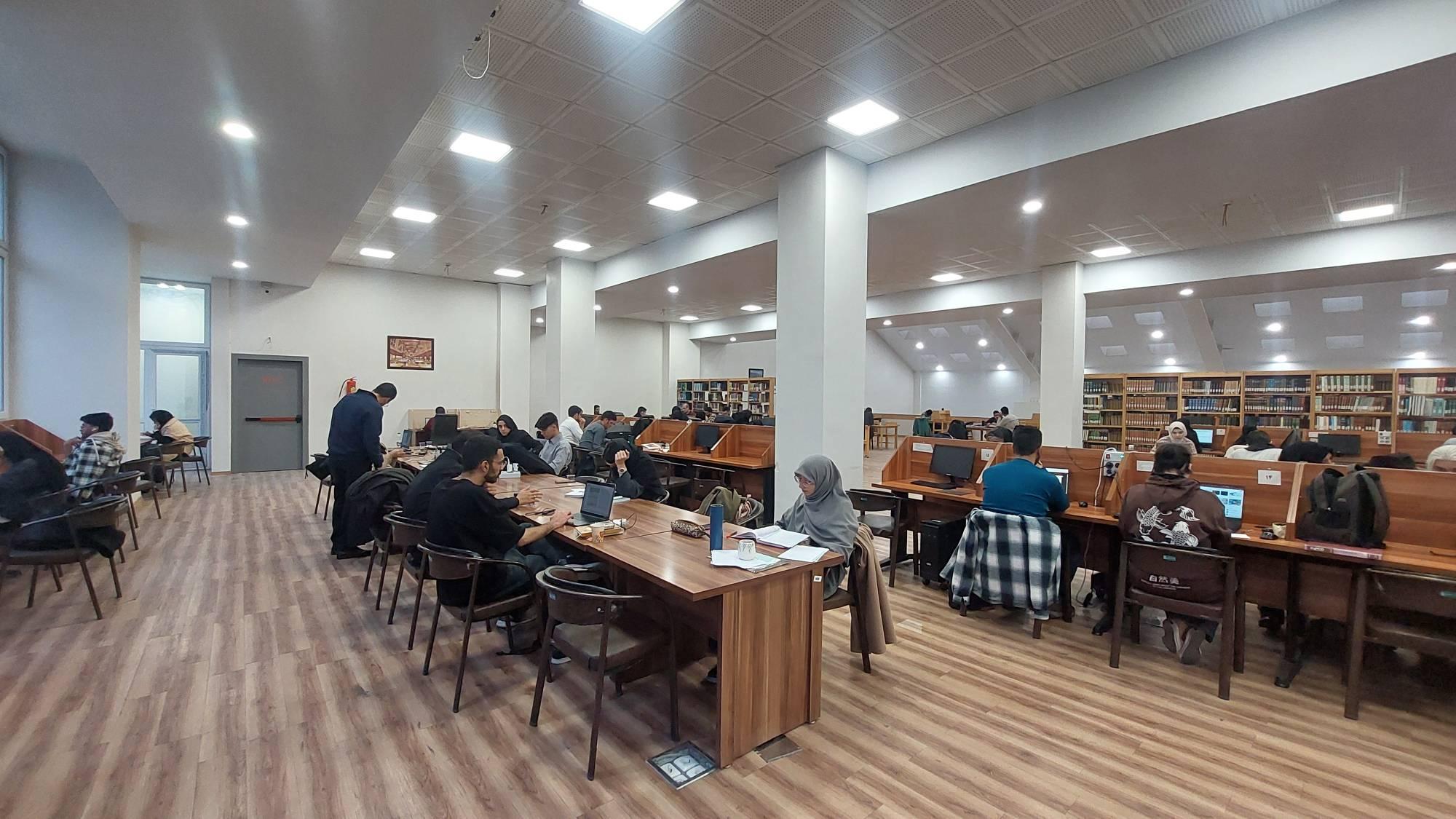 افزایش ساعات کاری کتابخانه مرکزی